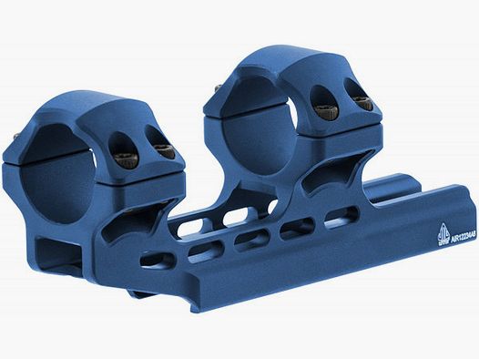 UTG ACCU-SYNC OFFSET BLOCK MOUNT - BLUE - MEDIUM 30 MM