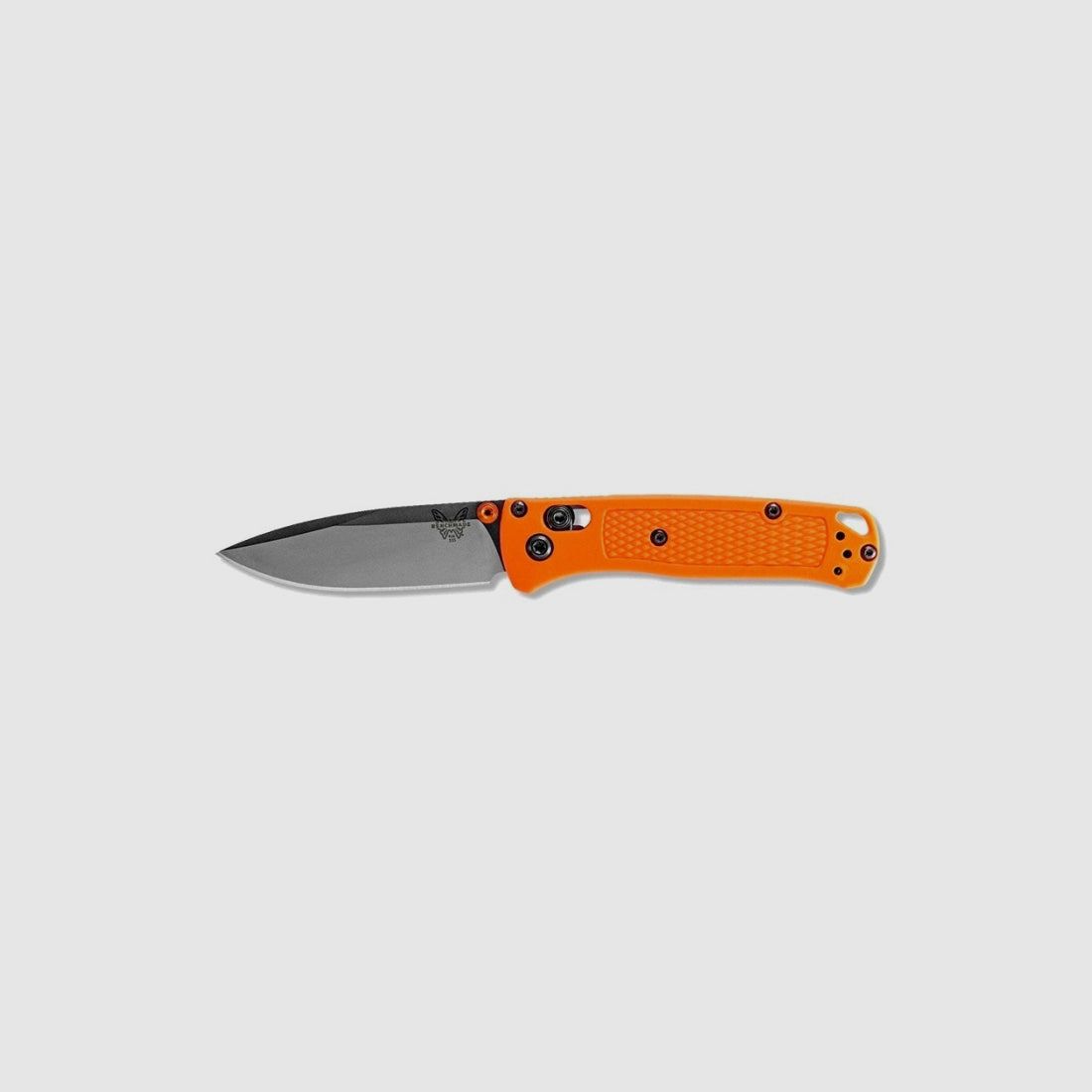 Benchmade Mini Bugout Grivory Mes - Lemmet 71mm Oranje / Wit, afbeelding 1 van 2