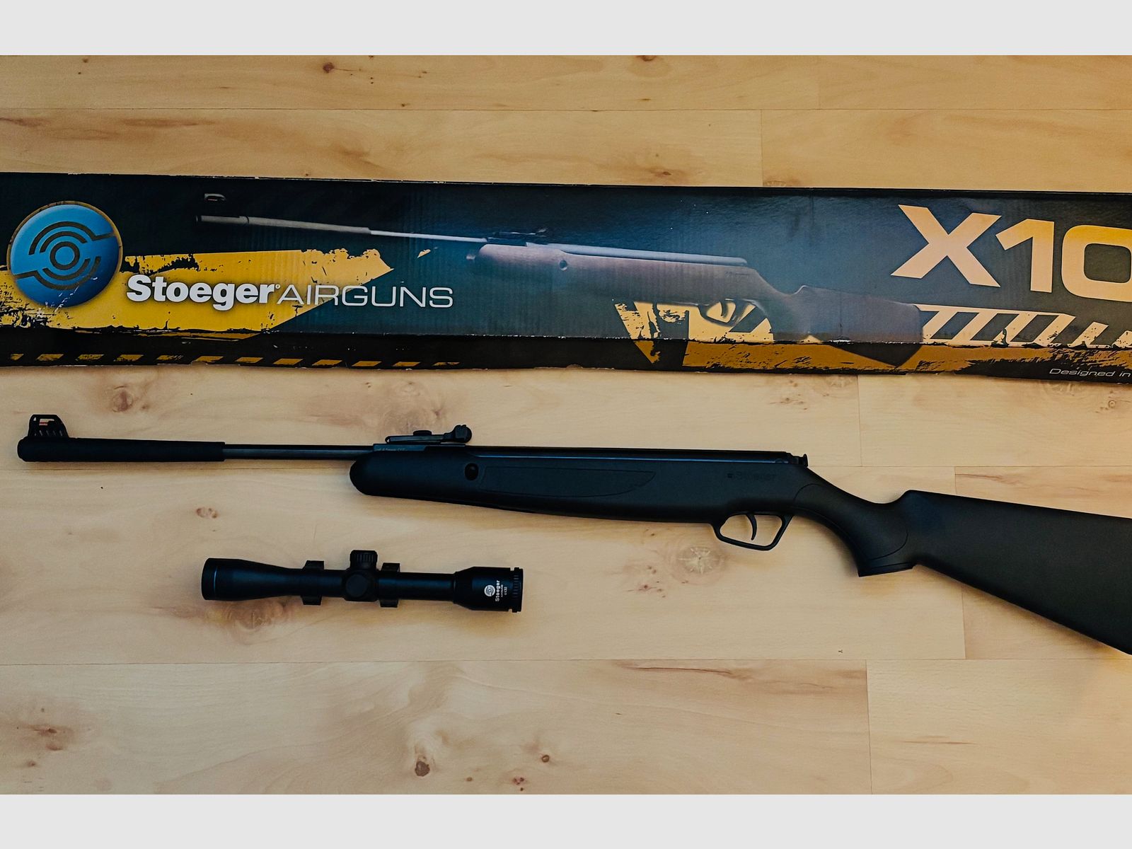 Stoeger X10 Synthetic luchtgeweer 4,5 mm – 7,5 J – F in vijfhoek – TOP staat, afbeelding 1 van 3