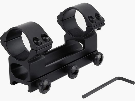 Anelli di montaggio doppi per guida Picatinny o Weaver da 20 mm