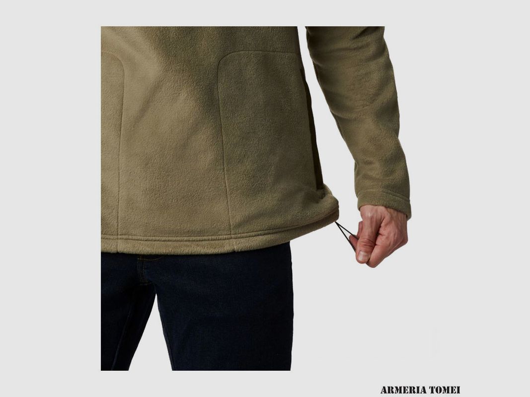 PULLOVER – HERREN – COLUMBIA – COTTONWOOD PARK HALF SNAP Stone Green, Olive Green, Bild 5 von 5