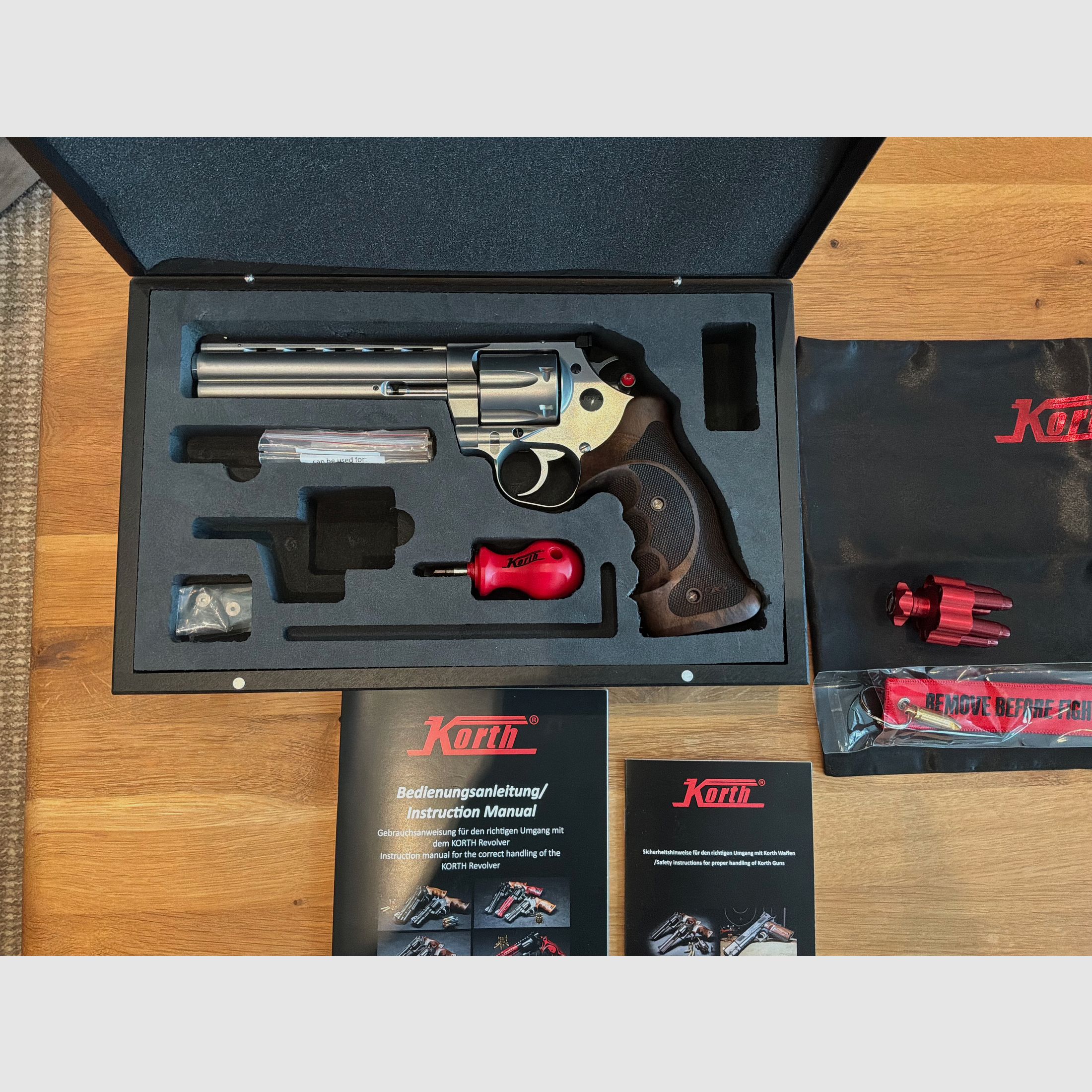 KORTH Revolver Classic Kaliber .357 Mag 6 Zoll silber