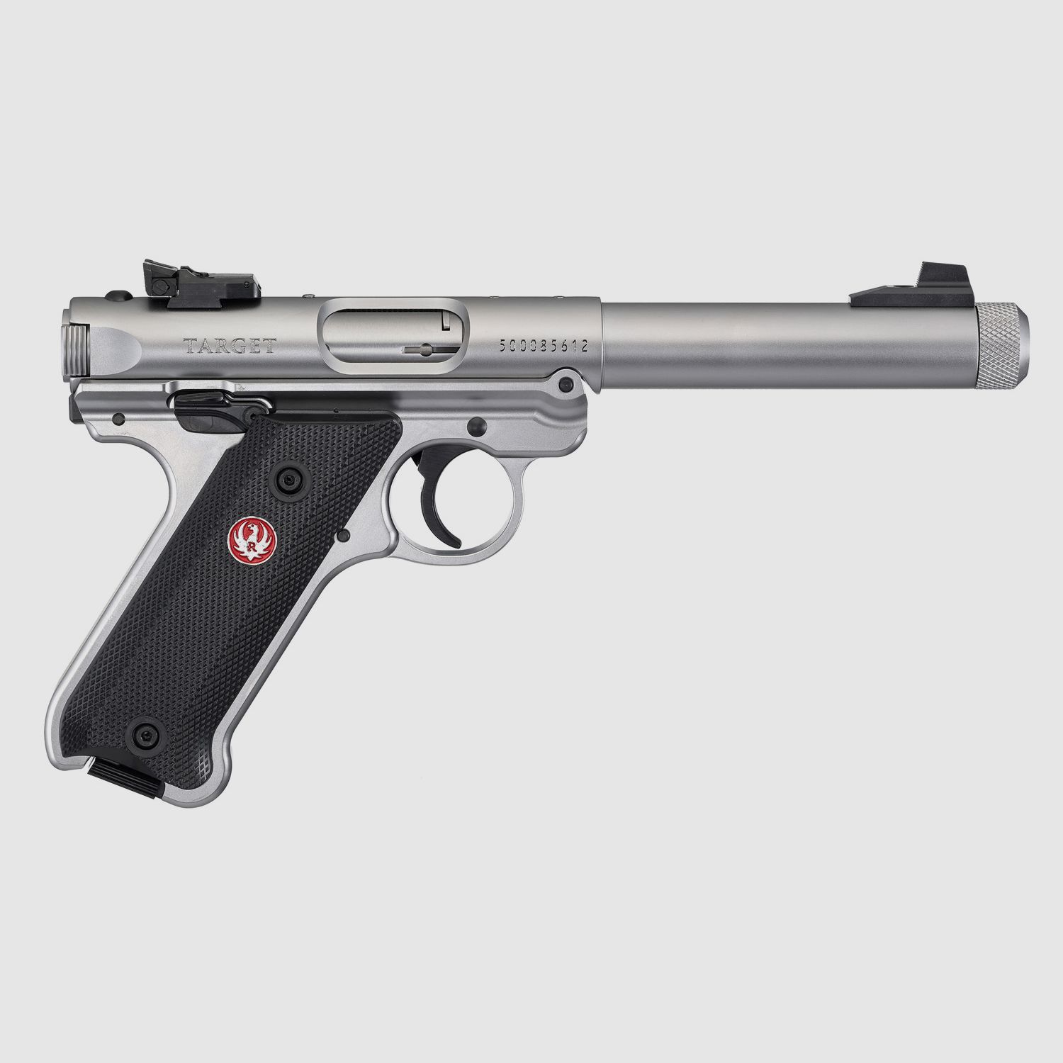 RUGER PISTOOL MARK IV TARGET .22 LR 5,5"/13,98CM SATINERENDE RVS