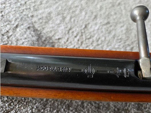 Haenel 3.112 DDR match rifle with diopter, Q1 approx. 1964-66