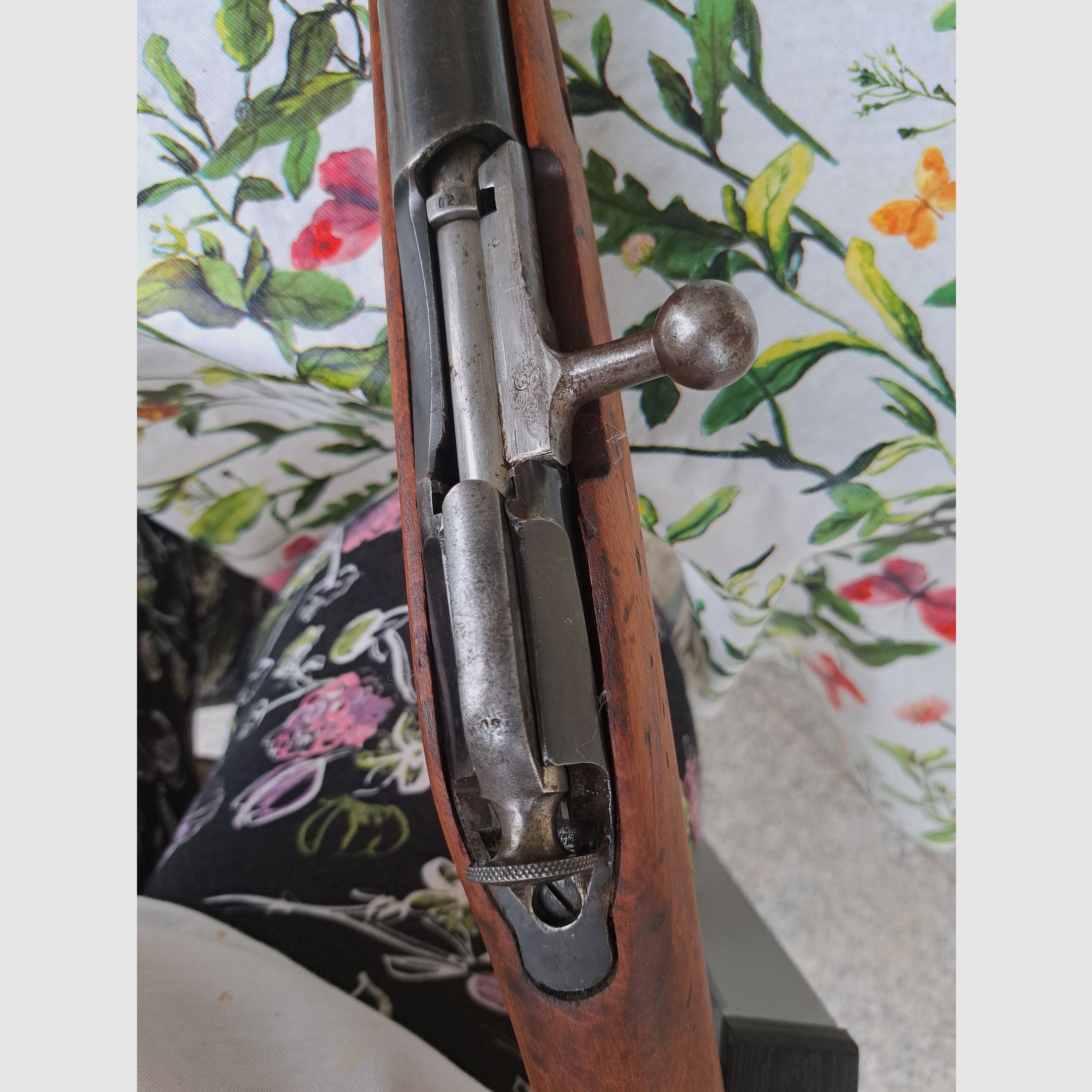 Mosin-Nagant Repetierer  mit Bajonett  1952