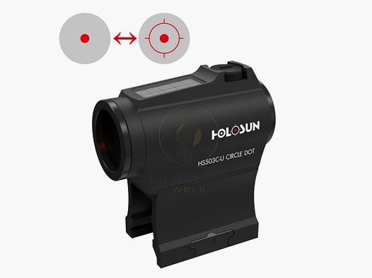 Holosun HS503CU Viseur Point Rouge Solaire