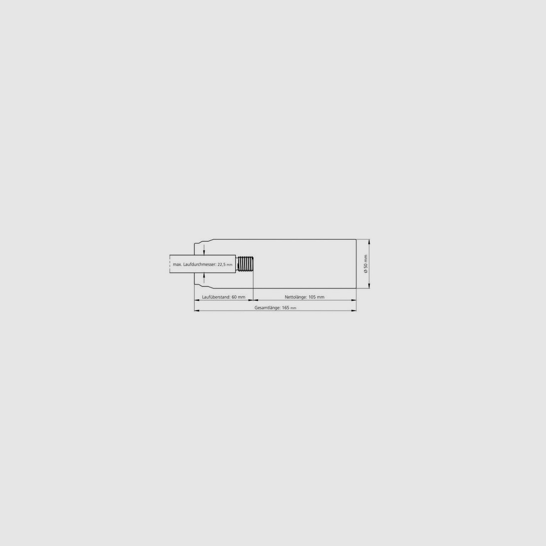 Recknagel ERA STI 3D Schalldämpfer