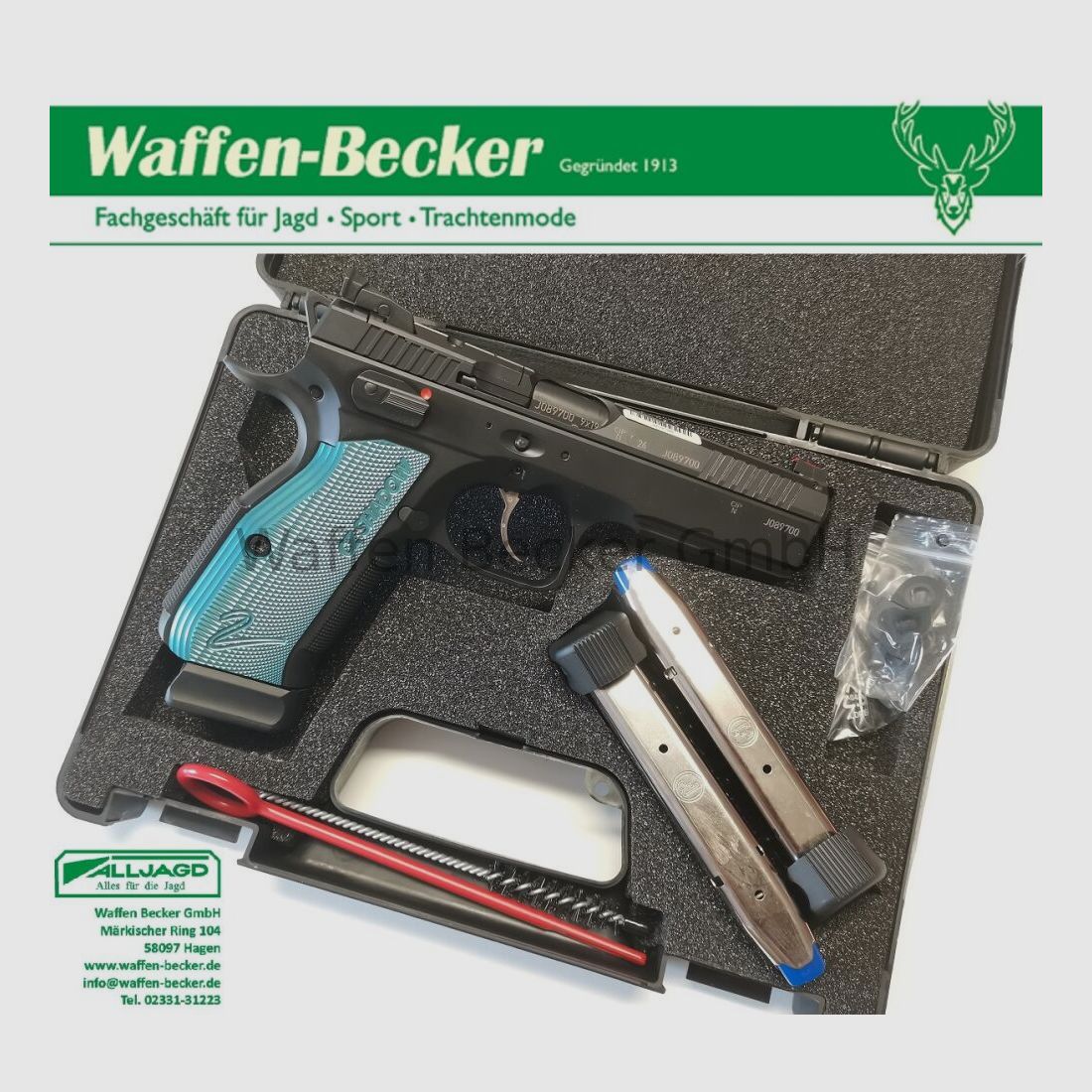 CZ CZ75 SP01 Shadow 2 OR (Optiek Klaar) Kal. 9mm Luger