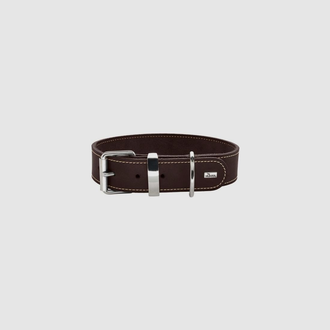 Hunter Halsband Aalborg Special Leder/Dunkelbraun – Größe: XS/S