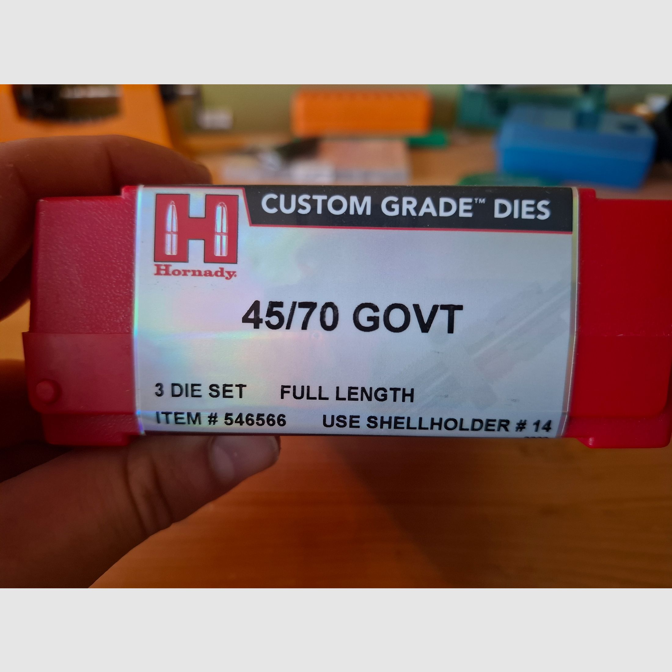 .45-70 Gov't Matrizensatz Hornady Custom Grade