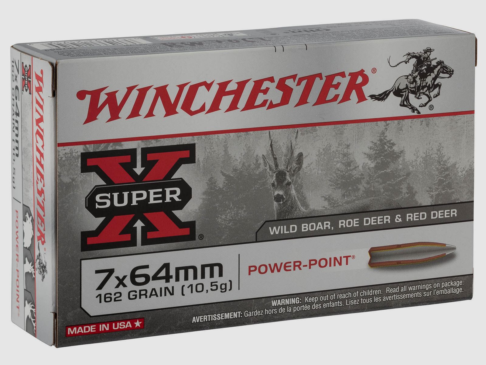 Winchester Power Point Pociski Myśliwskie Kaliber 7x64, zdjęcie 6 z 8