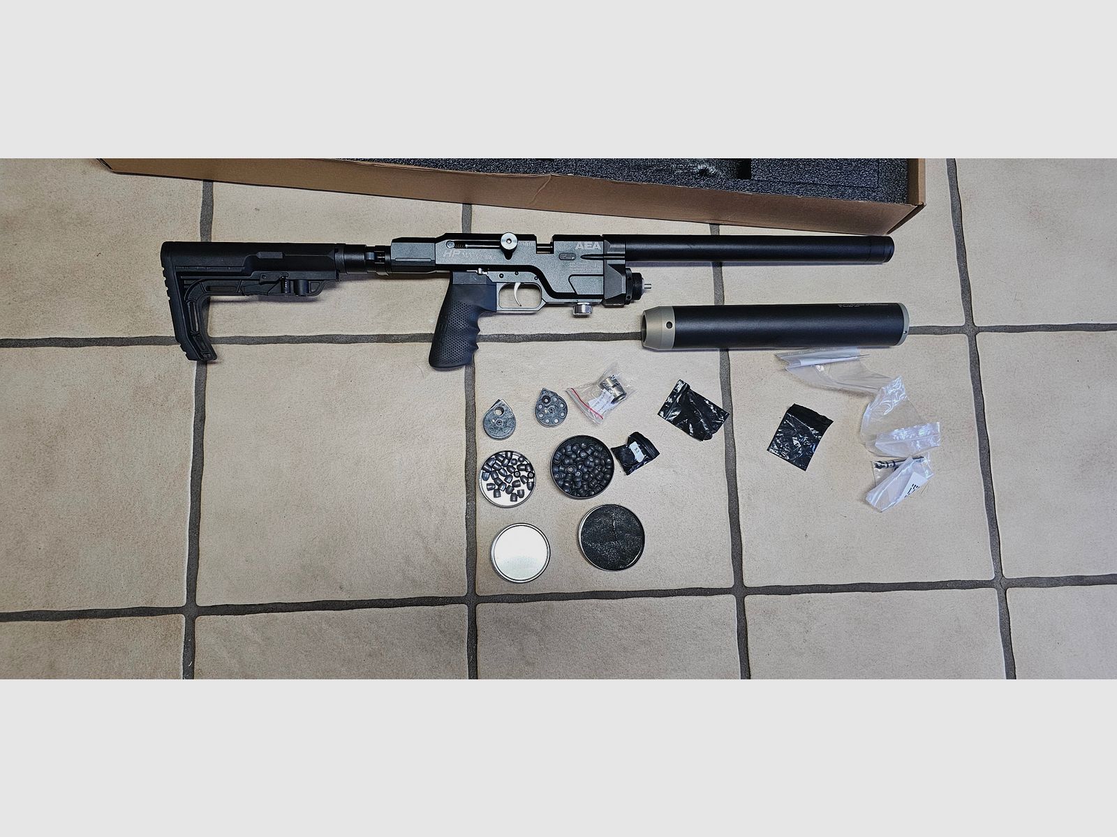 AEA Hp Max MK 2 + kompresor Tuxing i czerwona osłona Dod