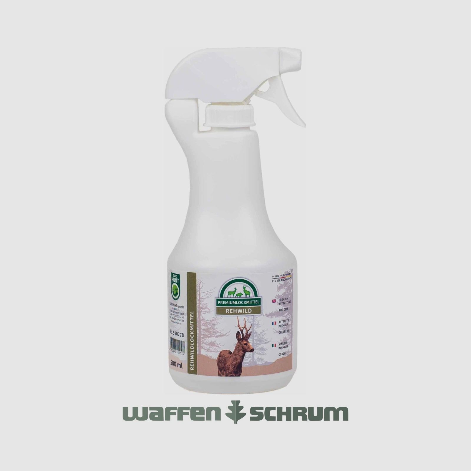 Eurohunt Rehwildlockmittel 500ml Pumpsprühflasche