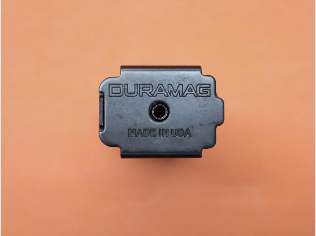 Duramag AR-15 9mm: Duramag magazine 10-round 9mm Luger steel, e.g. for Oberland Arms OA-15 PR M9 or similar.