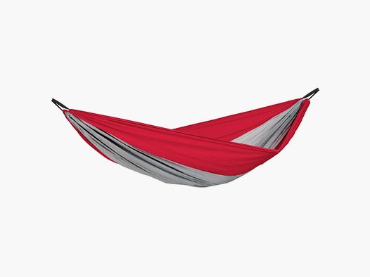 amazonas Hängematte Silk Traveller XXL grau rot