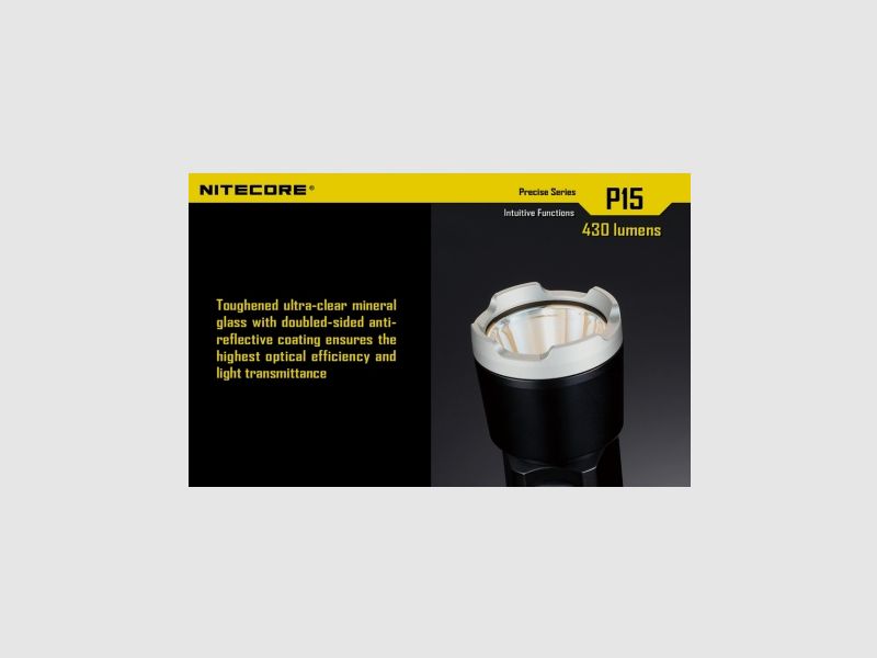 Latarka Nitecore P15 Precise 430 Lumenów, zdjęcie 16 z 21