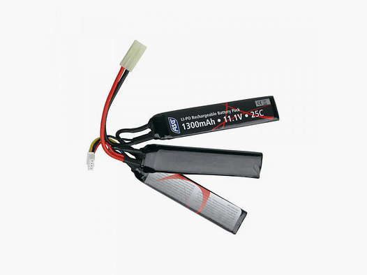 ASG LiPO-ACCUMULATORE 11,1 V - 1300 MAH - TAMIYA - TRIPLE STICK