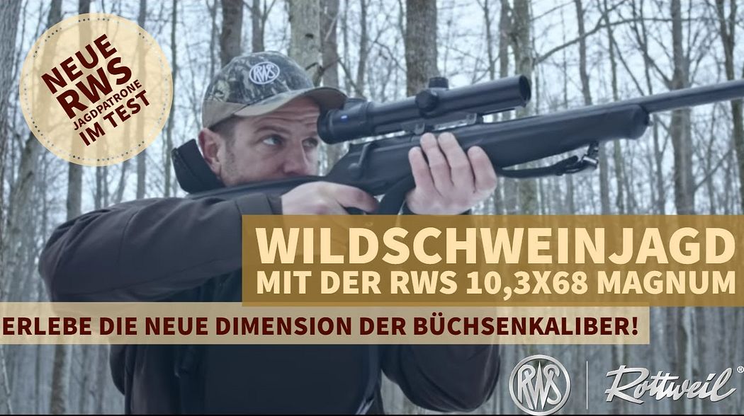 RWS Wildschweinjagd: Die neue Dimension 10,3x68 Magnum - neue RWS Jagdpatrone