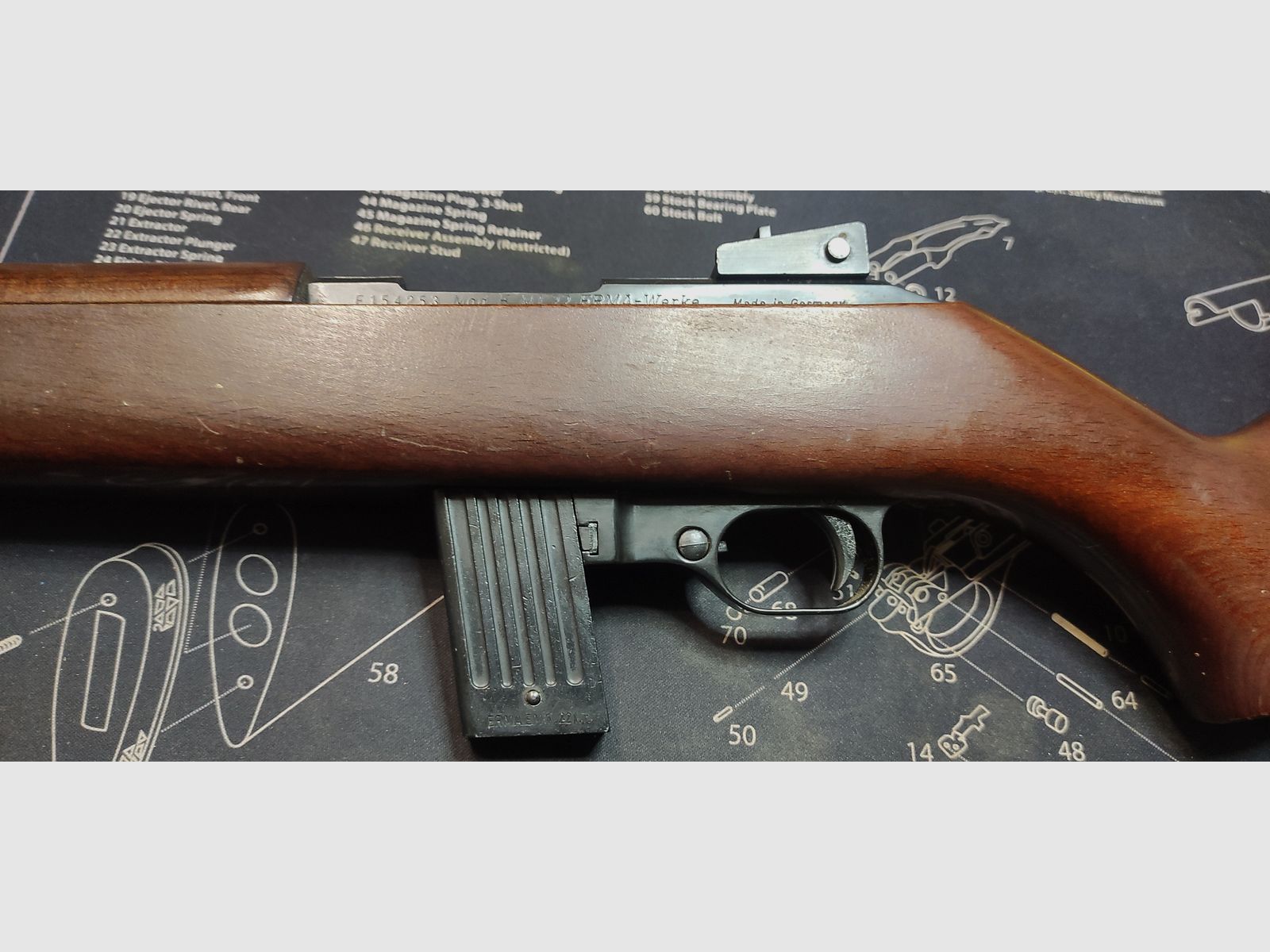 Erma M1 .22lfb Slb mit großem Magazin keine Ruger keine Voere Jagdwaffe oder Sportschießen