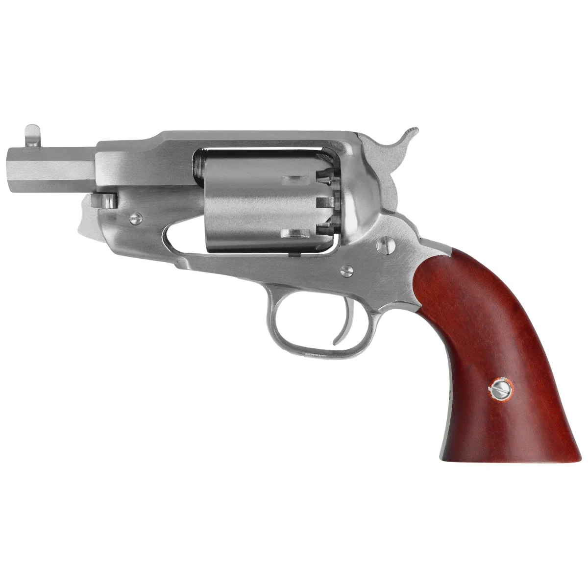 Rewolwer Pietta 1858 Remington New Model Army Snubnose Texas Nickel Martial .44 (RBN44/3″/ML)