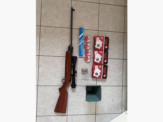 Luftgewehr Perfecta Mod.32 mit Diana Zielfernrohr + 1700 Schuss