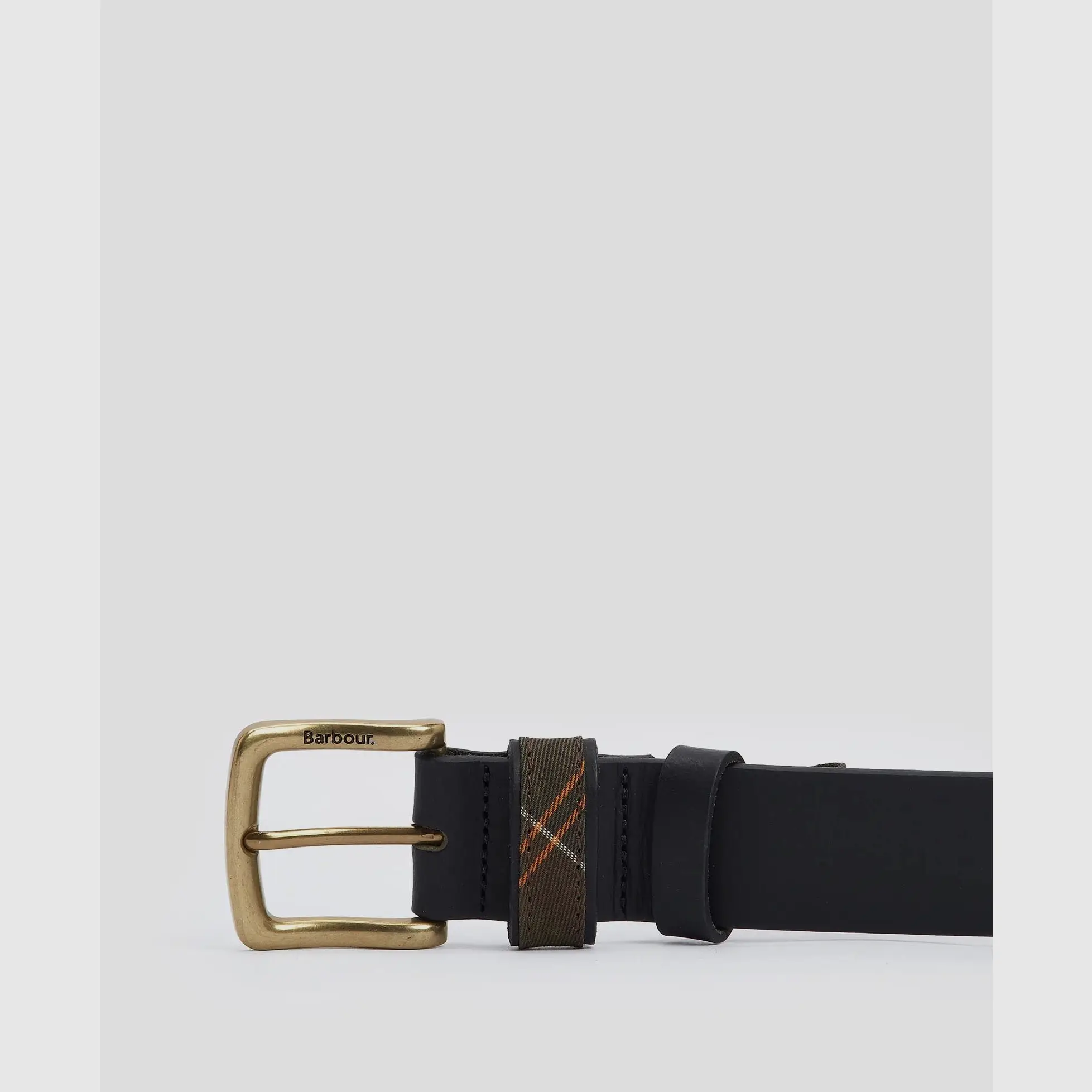 Barbour Esk Leather Belt, black, afbeelding 1 van 2