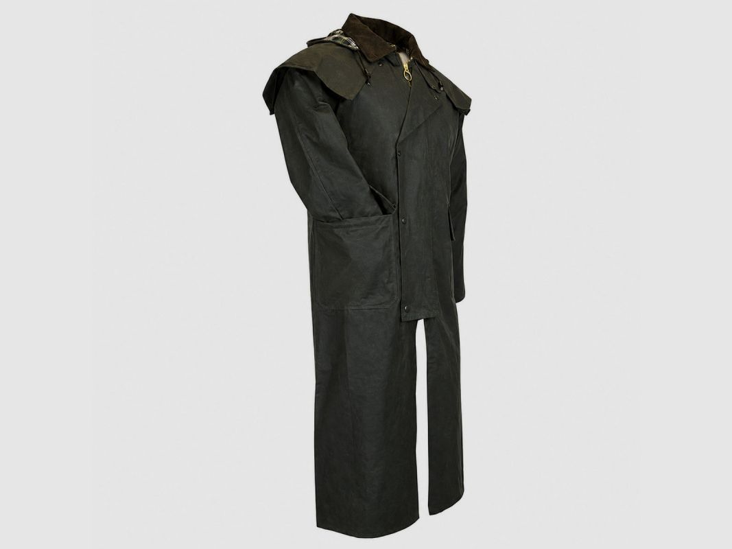Walker and Hawkes Waxstock Green Hunting Coat Outdoor, image 6 of 9