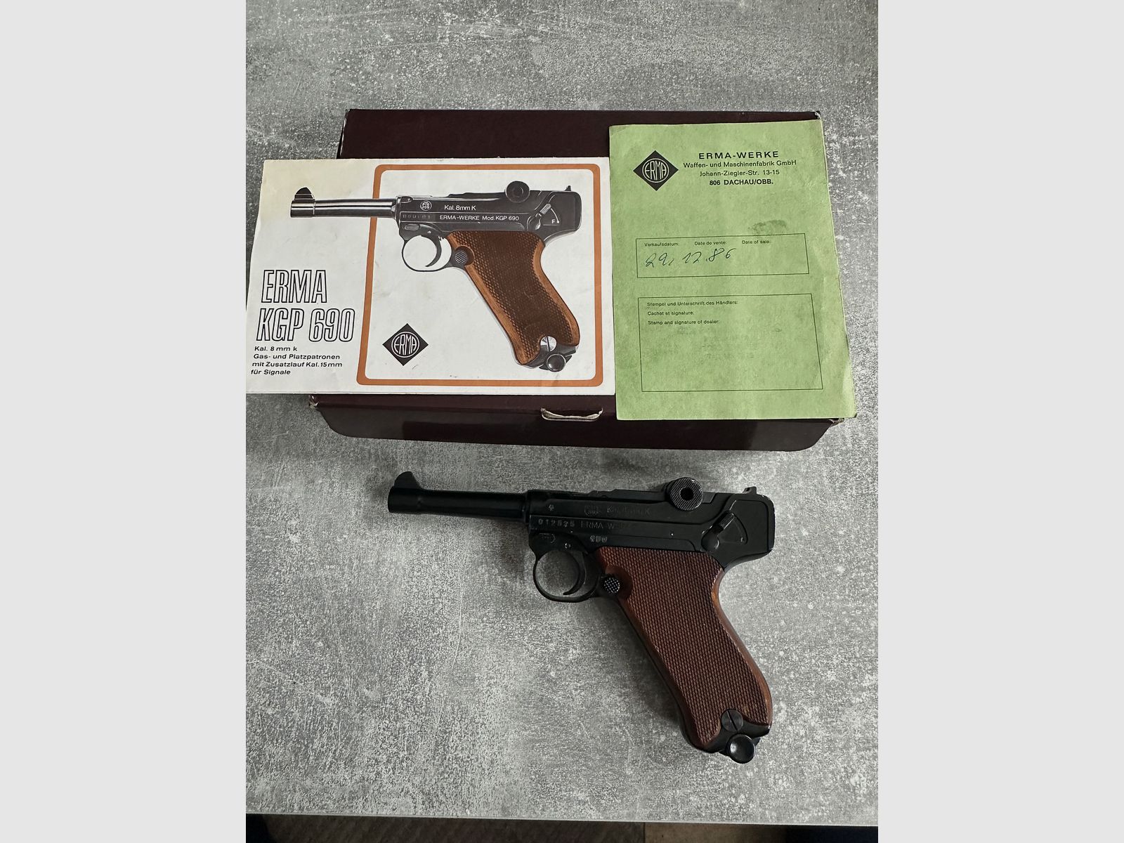 ERMA KGP 690 cal. 8 mm in condizioni da sogno