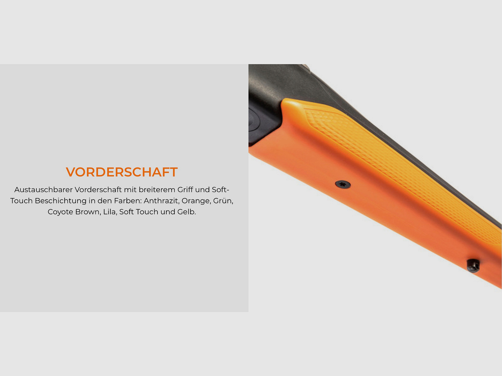 Element przedni Tikka akcesoria szeroki pomarańczowy T3x