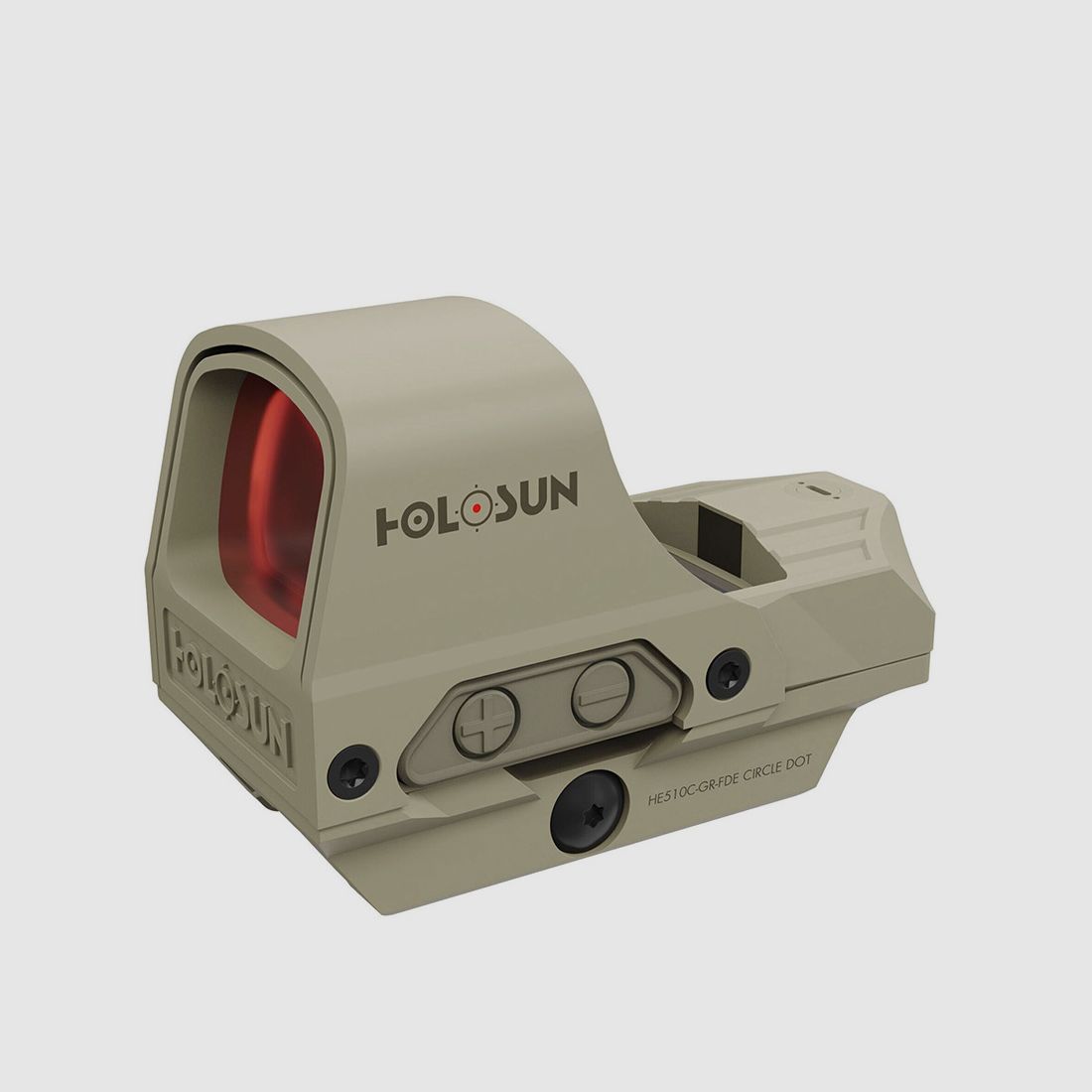 Holosun Set, Holosun Reflexvisier, Modell HE510C-GR-FDE mit grünem Wechselabsehen: 2MOA Dot, 65MOA Circledot & 65MOA Circle und Magnifier HM3X-FDE, Bild 2 von 12