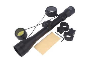 Vögler Premium 3-9x40 Mil-Dot riflescope, mount, image 1 of 5