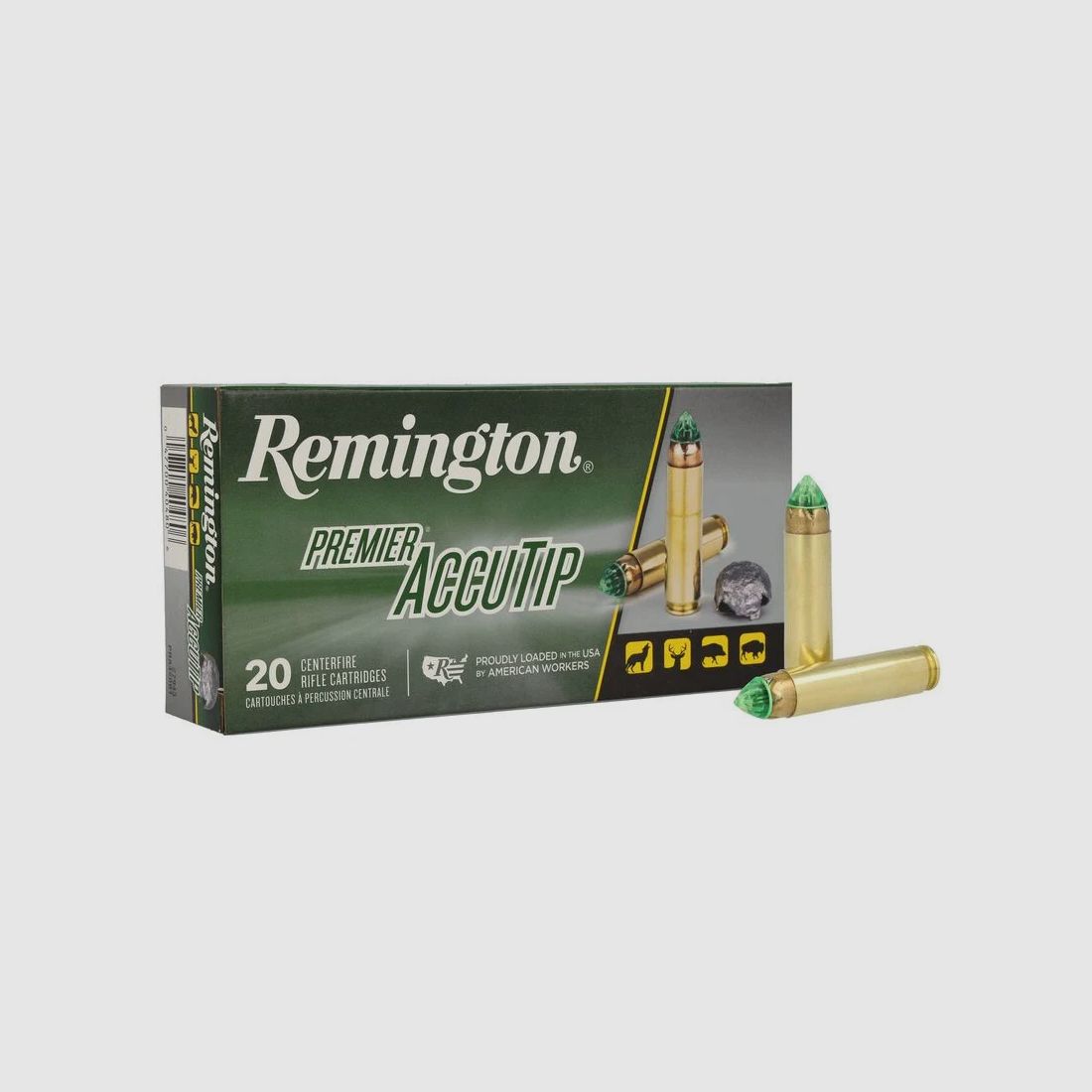 Remington Premier .450 Bushmaster 260GR Accutip 20 cartucce