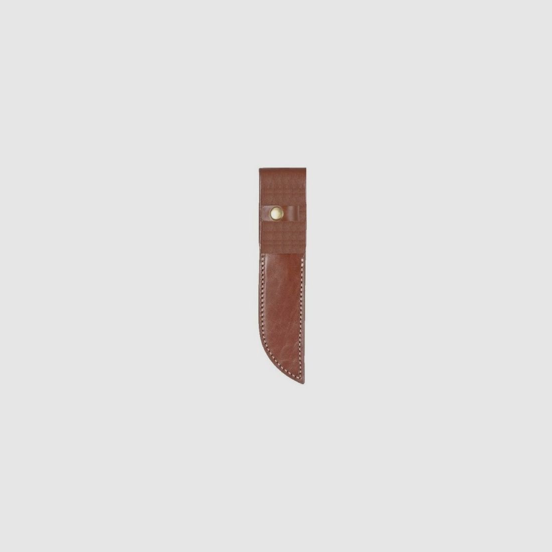 Knife sheath leather brown 15.2cm