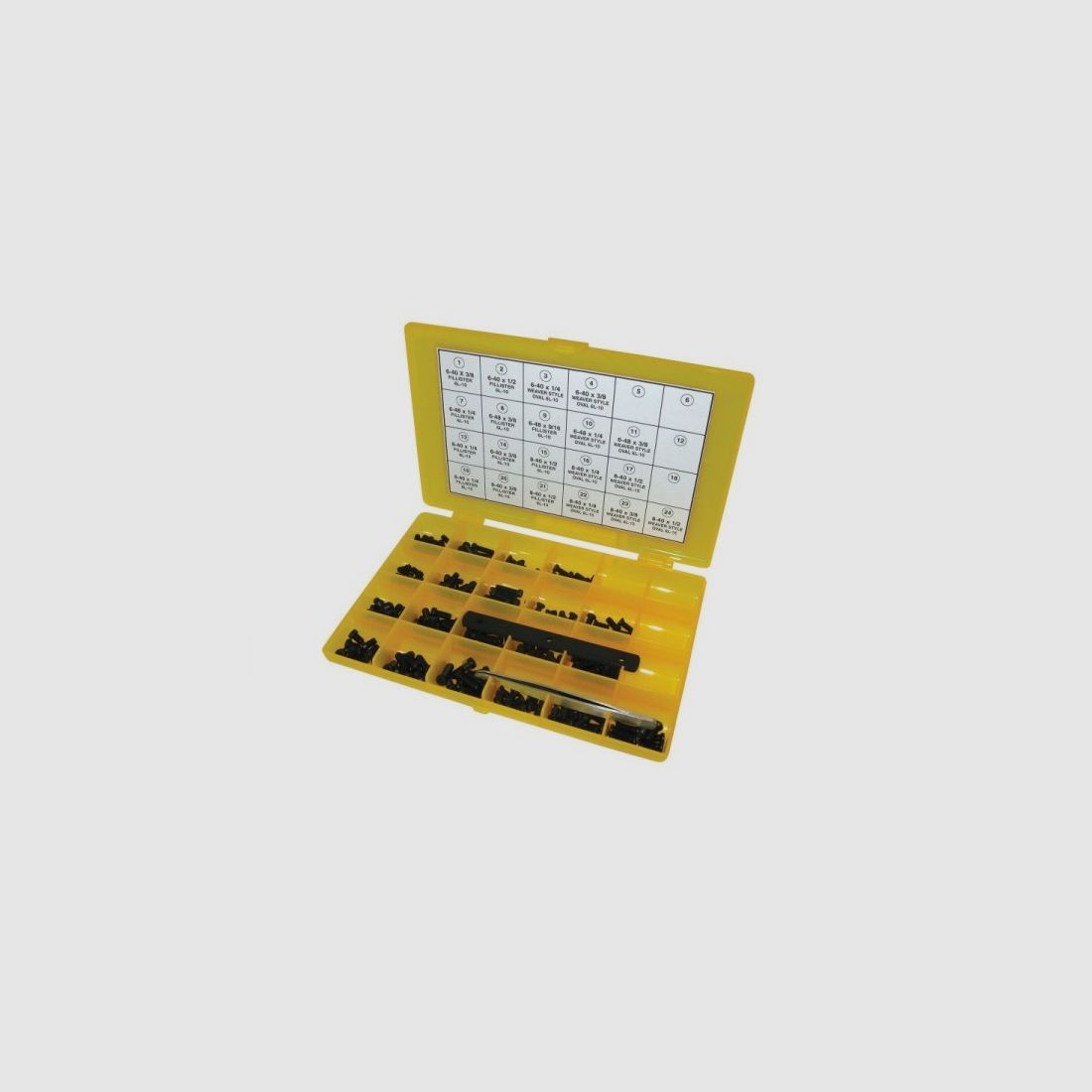 Kit de vis Torx 6-L Master Gunsmith 202 pièces
