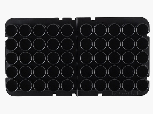 Base impilabile MTM per 50 cartucce a pallini ST-12-40 nera .12