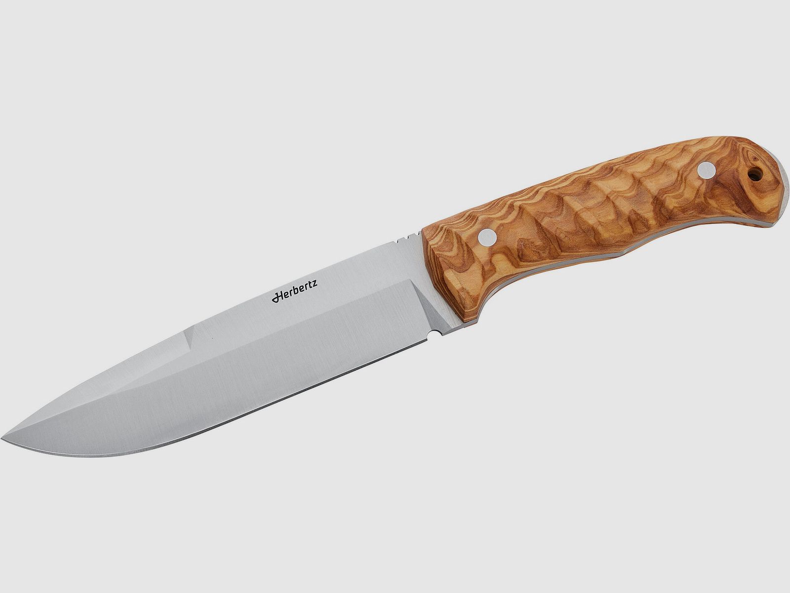 Herbertz outdoor knife with olive wood handle