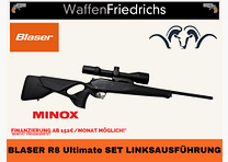 BLASER R8 Ultimate Komplettset MINOX LINKSAUSFÜRHRUNG - Waffen Friedrichs