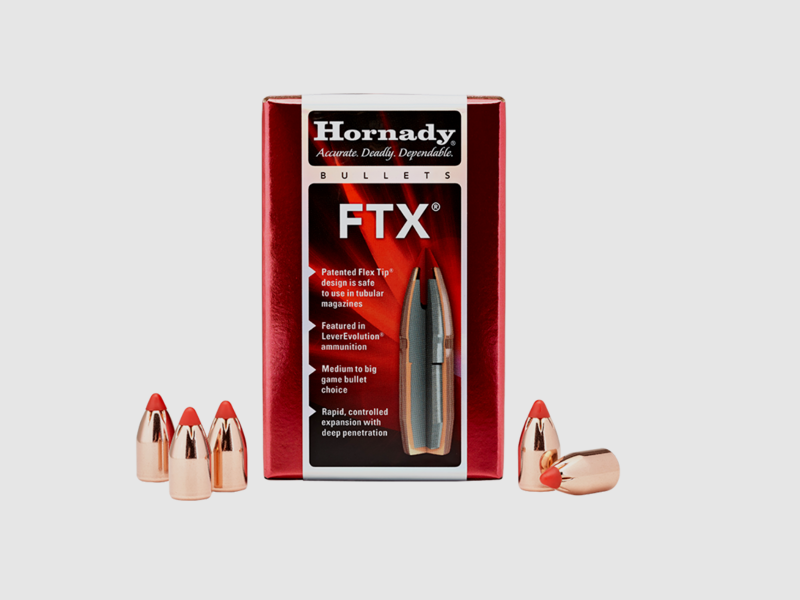 Hornady Geschoss 45 Cal .452 250gr FTX (450 Bushmaster) (50)