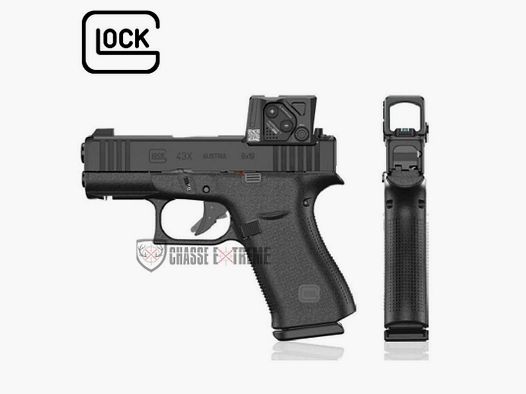 Pistola GLOCK 43X A-Cut Coa Combo Cal 9x19 mm