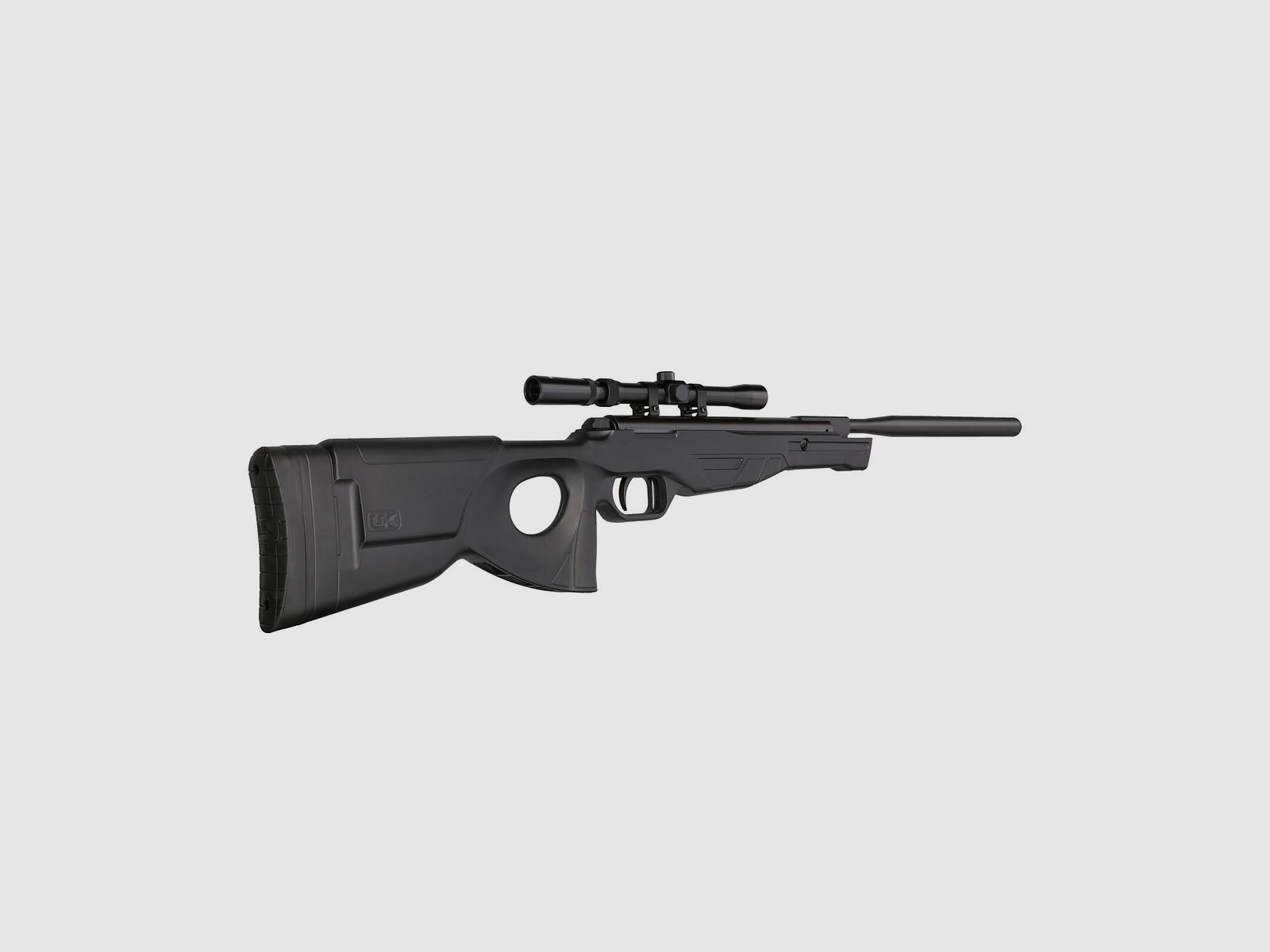 SET Umarex UX Patrol Knicklaufluftgewehr mit Zielfernrohr Kaliber 4,5 mm (P18) + Koffer inklusive 2 Zahlenschlösser + 1000 Diabolos