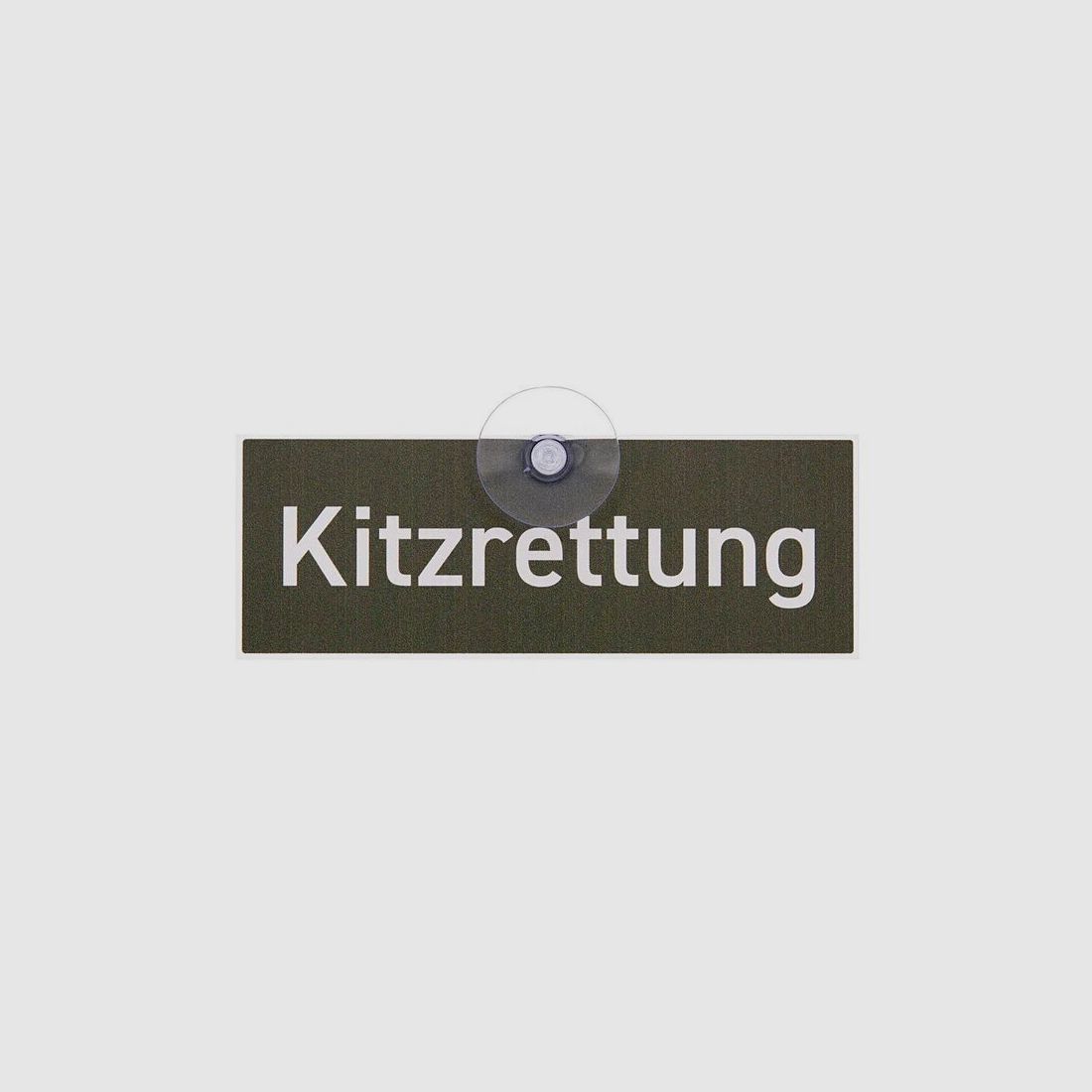 Wilde Hilde Autoschild mit Saugnapf - "Kitzrettung"