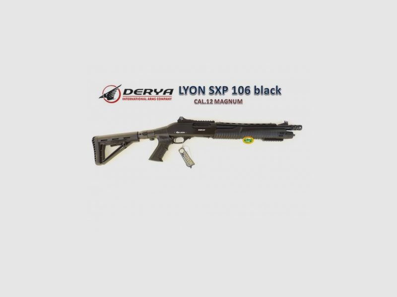 DERYA LYON SPX 101 Schwarz Kal.12 Lauf 35 cm