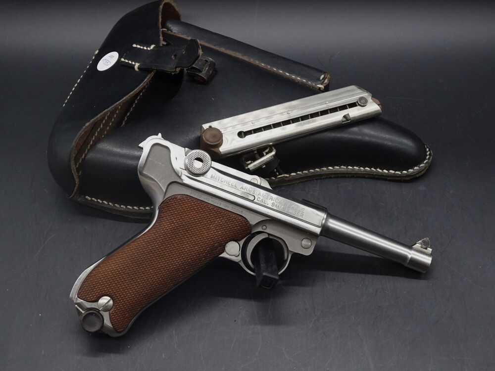 Mitchell Arms American Eagle P 08 Kaliber 9mm Luger Bj 1992 P08 inclusief holster en reservemagazijn