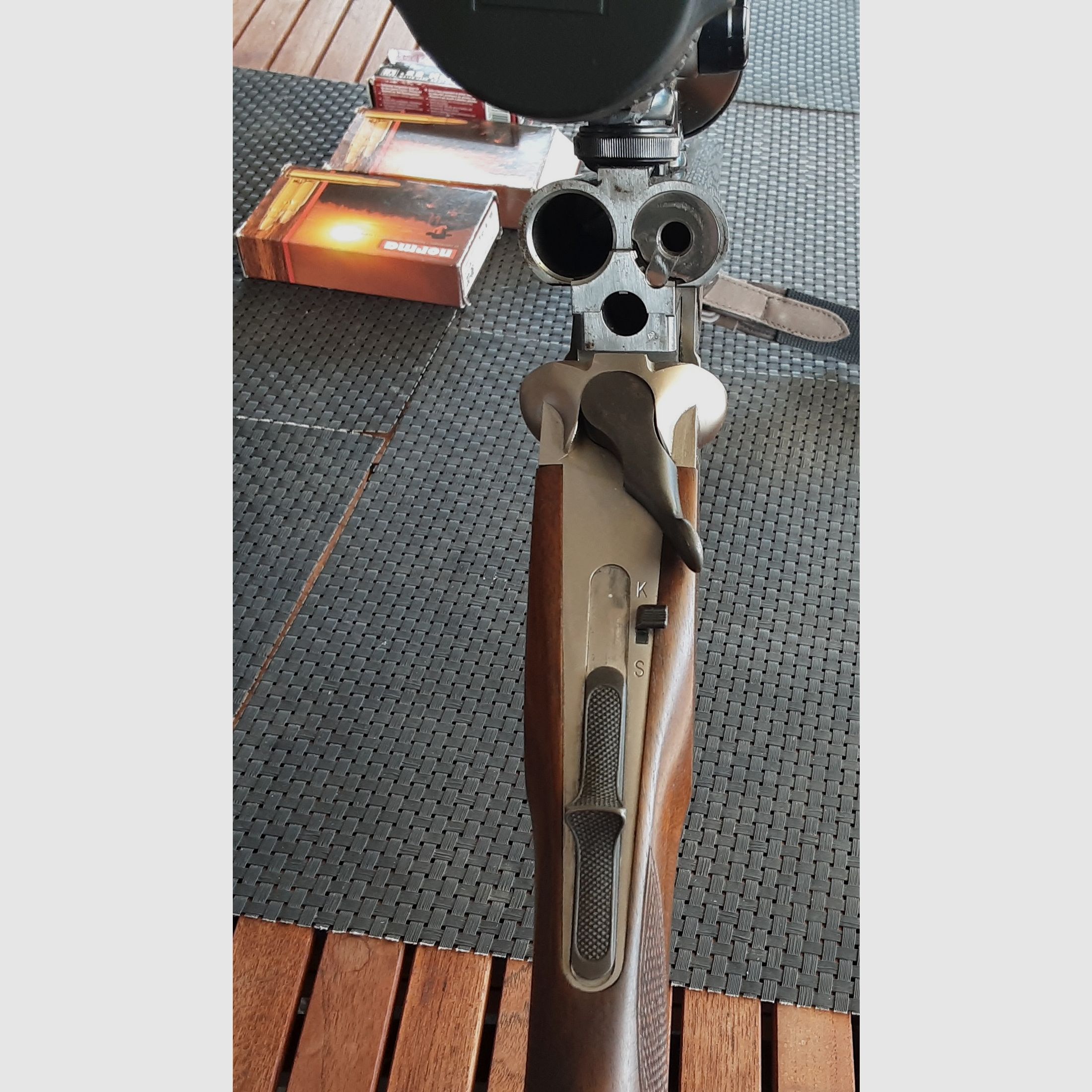 Drilling Krieghoff Plus 30.06, 12/70, 22 Hornet mit Zeiss Victory HT 3-12x56 TOP !
