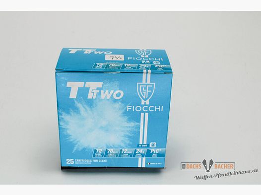 Fiocchi TT Two Trap LEAD 12/70 2.4mm No. 7.5 24g 25 shots