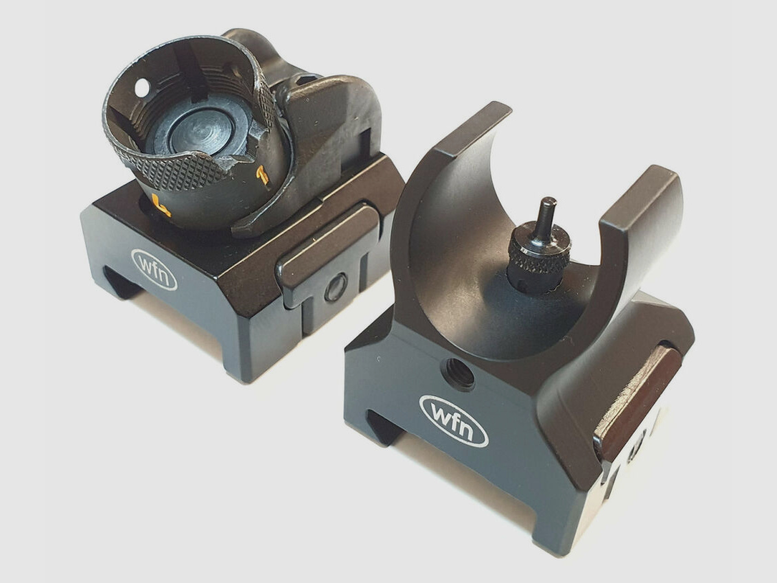 WFN Svizzera Set di mirino WFN svizzero con mirino a tamburo Heckler & Koch per Picatinny ad esempio MR308 / MR223 ecc.