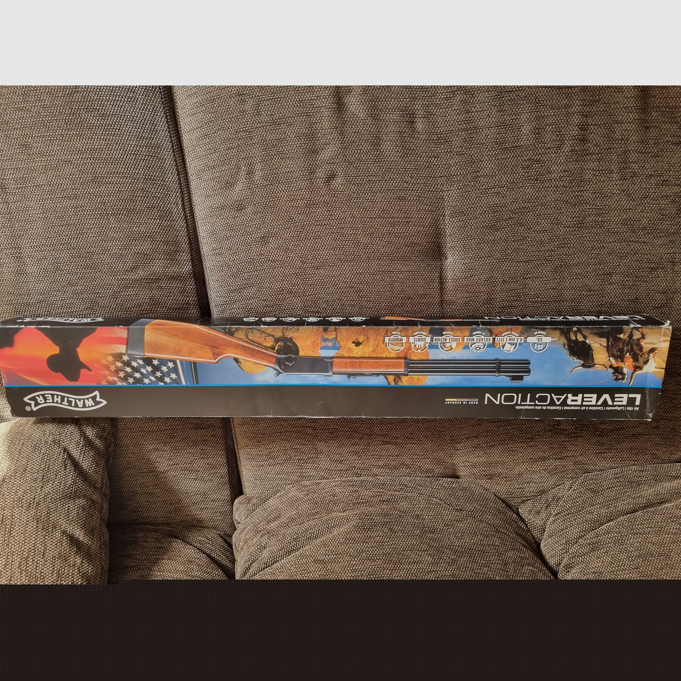 Walther Lever Action Wells Fargo lungo 4,5 mm Diabolo fucile CO2 versione da 88 grammi (P18)