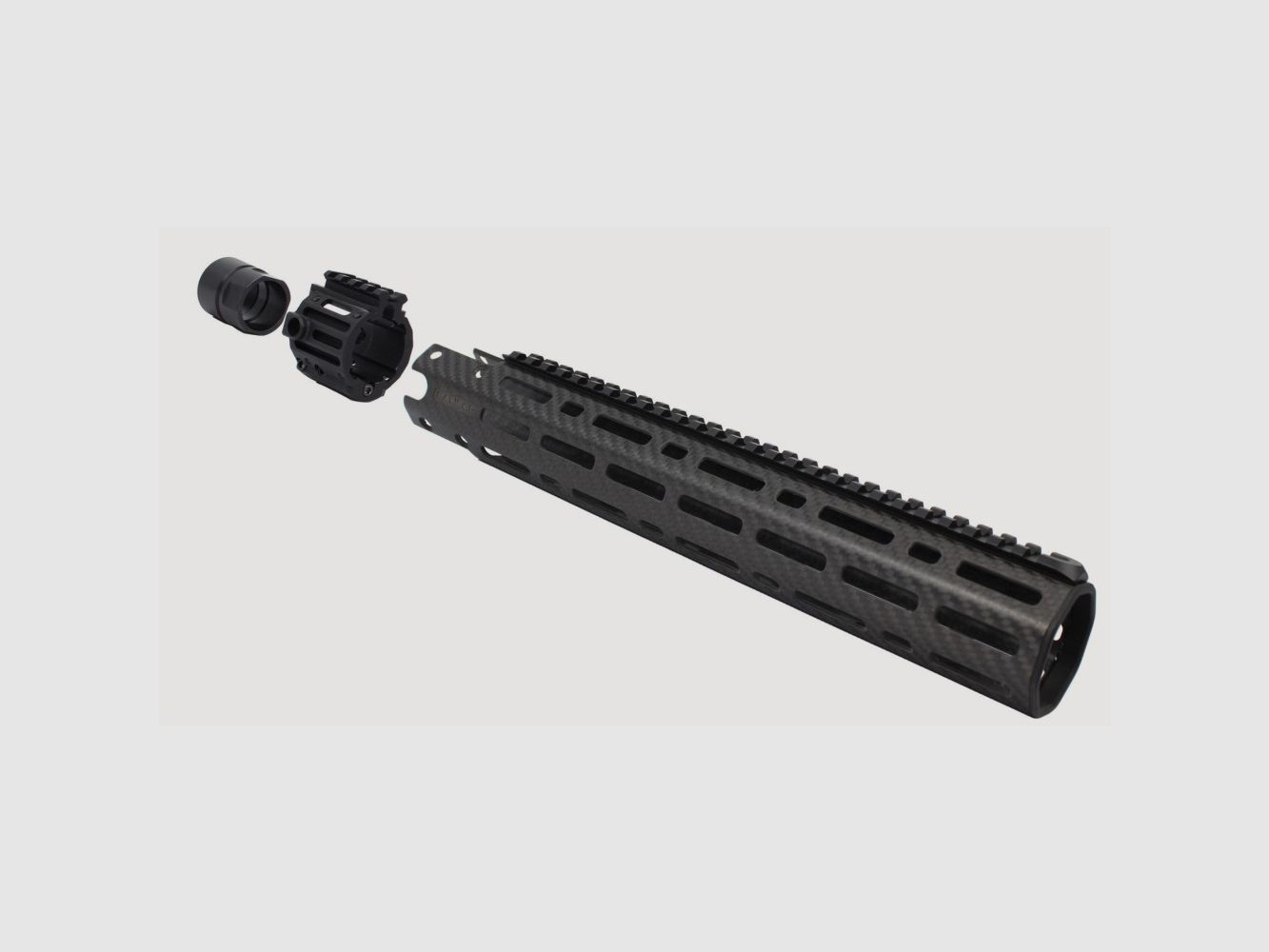 LCH5 Gen II M-LOK Carbon AR-15 Handguard - 11.5 - Full Rail - Black
