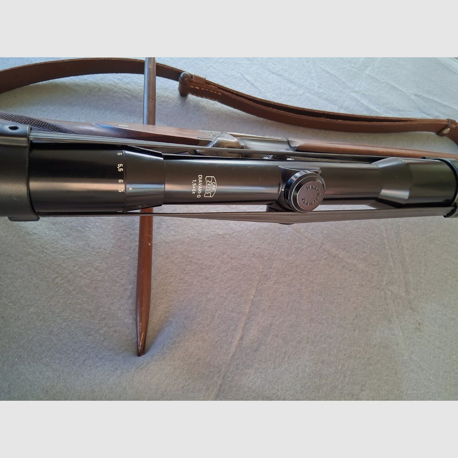 Langwaffe Sauer & Sohn Bockbüchsflinte 16/70 und 7x65R mit Zielfernrohr Zeiss Diavari 1,5-6