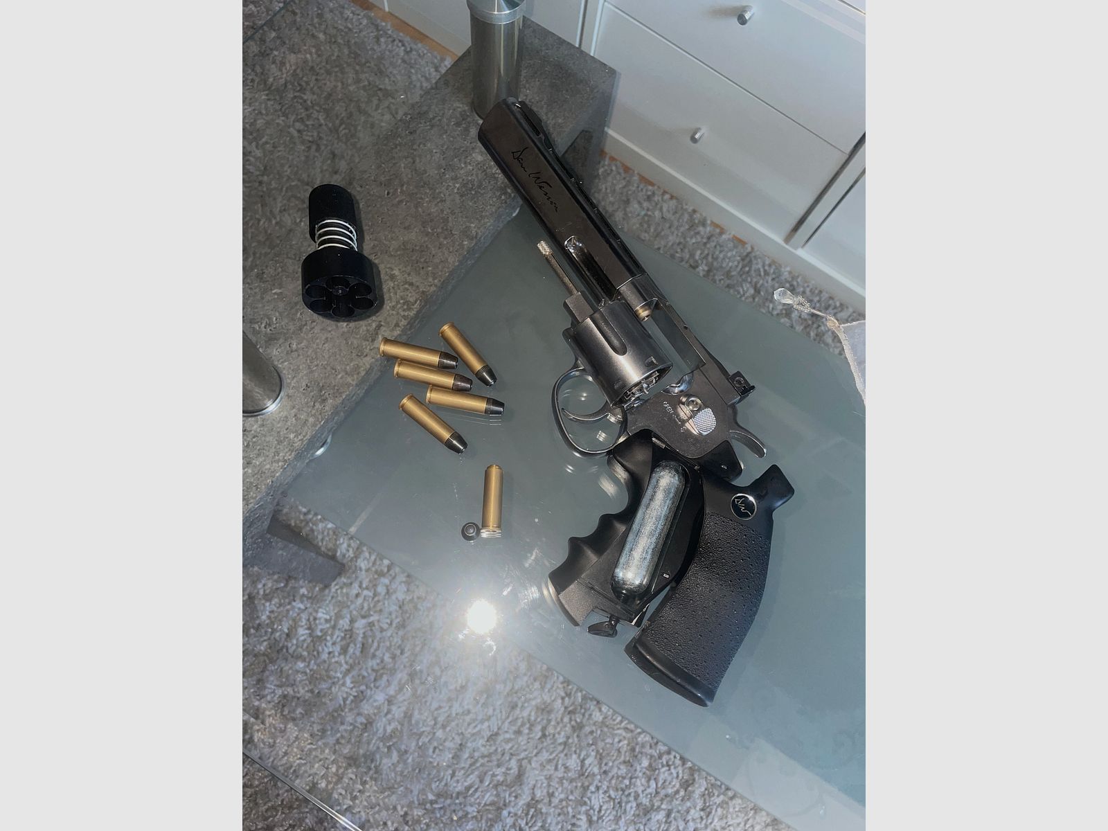 Dan & Wesson Revolver  6Zoll 4,5mm Diabolo 